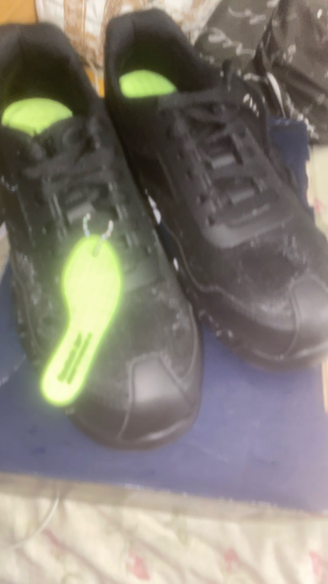 Black Steel Toe Woman’s Work Shoes