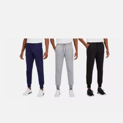 Puma Men's Fleece Jogger Sweatpants Pant - Black - Size L