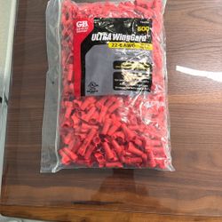 Wire Nut red ( 22-6 AWG) 500 Unit . Multiple packs available