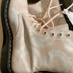 Dr martens Pink Floral Boots 