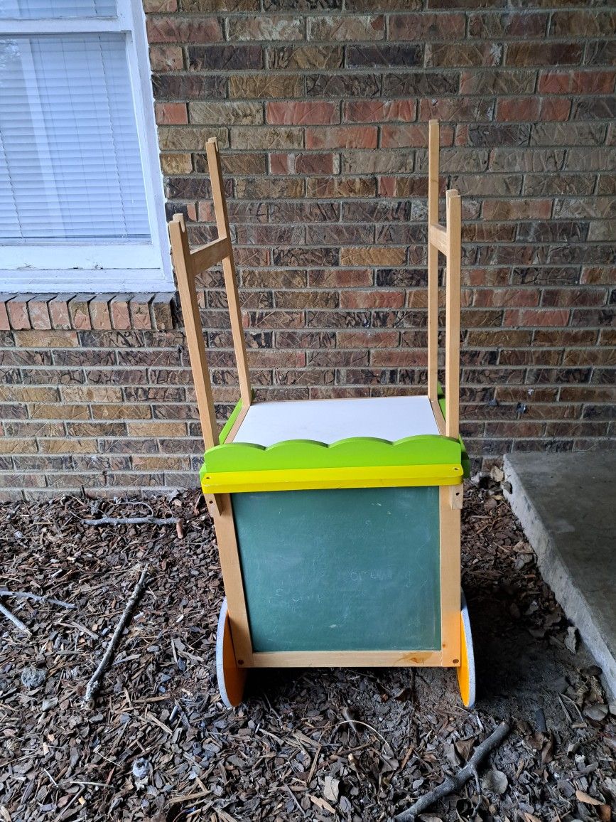 Kids Life Size Lemonade/cookie Stand/cart With Chalkboard