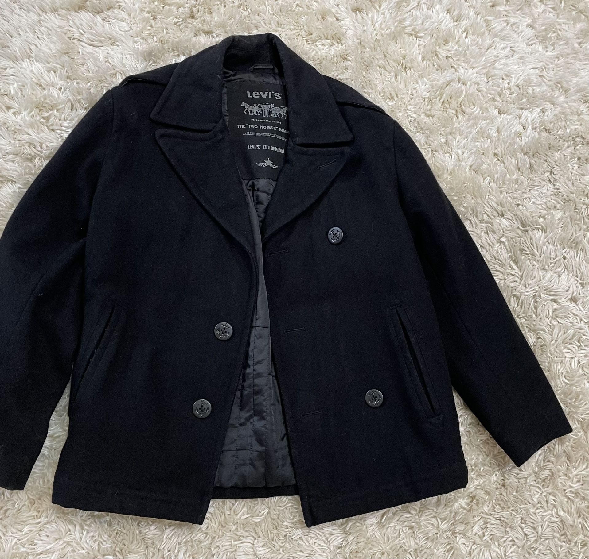 levis men wool jacket size M pick up at timber dr garner