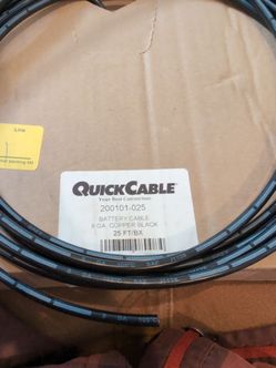 QuickCable 8 GA Copper Battery Cable 15 ft