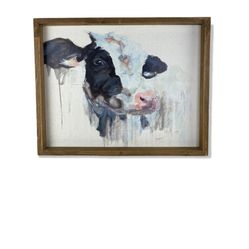 Hobby Lobby Wall Decor Cow White Picture Wood Frame .