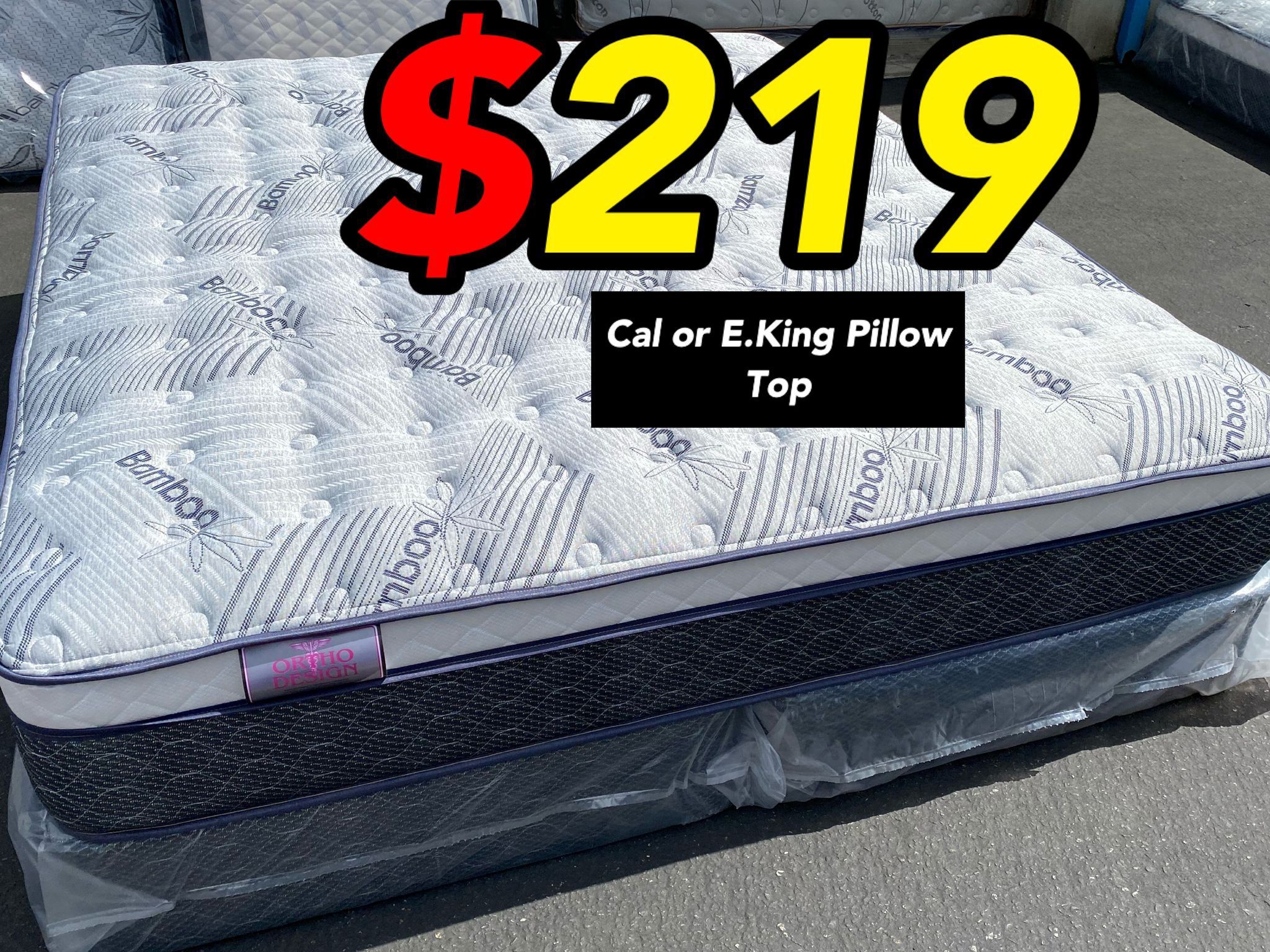 12in King Size Dream Luxury European Pillow Top Mattress 