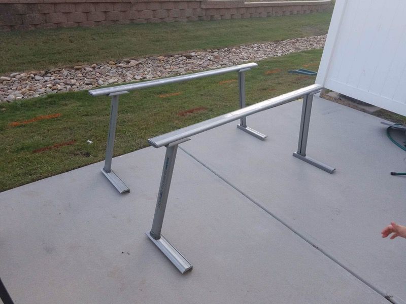Better built quantum aluminum ladder rack