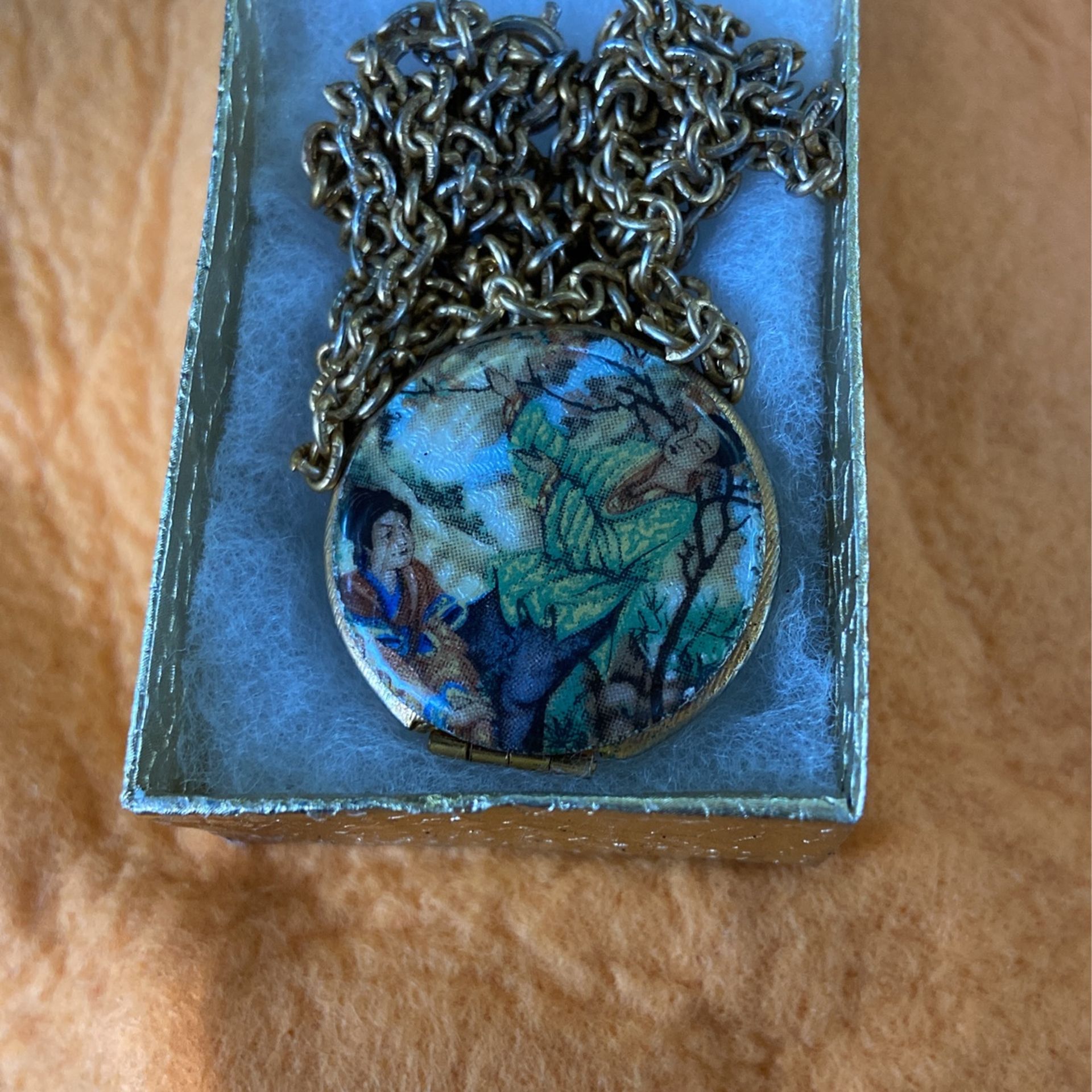 Antique Japanis Gold Plated Necklace