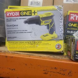 Ryobi 18V Brushless Drywall Screw Gun -Quiet Drive