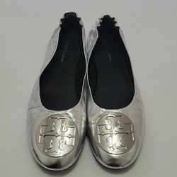 Tory Burch Claire T Logo Flats