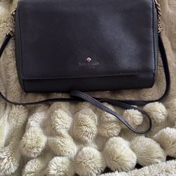 Kate Spade Alek Charlotte Street Black Saffiano Leather Bag Crossbody Purse