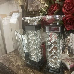 Beautiful Candle Holders & Clock 