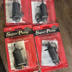 Lot Of 4 11-500 Super Pump Windshield Washer Auto Car Trico