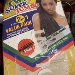 New Twin Pack Synthetic Hair