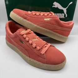 New PUMA Suede Epic Remix Jr. Pink Desert Flower Youth Size 6C And 6.5C / Fits Womens 7.5 And 8