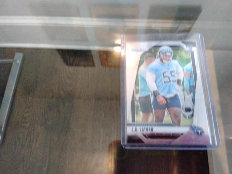 J.c. Latham Rookie Prizm Sivr