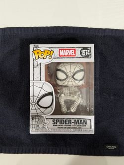 Funko POP! Marvel: Spider-Man Sketched Bobblehead Figure #1574