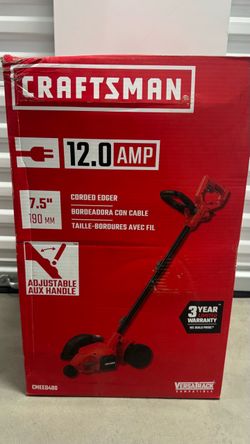 CRAFTSMAN 12-Amp Electric Lawn Edger – 7.5-Inch Blade – New in Box by