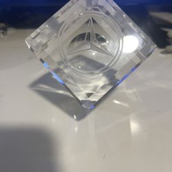 Mercedes Crystal Paper Weight