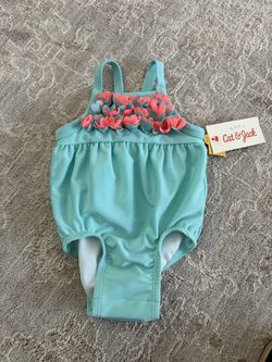 Cat and Jack 3-6 Month Bathing Suit- New