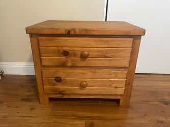 Pine nightstand