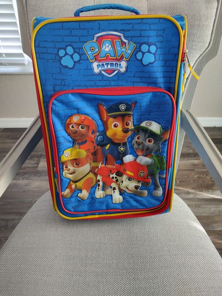 Paw Patrol Pull Roller Kids Suit Case.