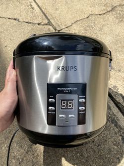 Krups 4 in 1 Slow Cooker, Steamer, Rice Cooker & Oatmeal