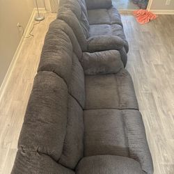 Recliner Sofa Black