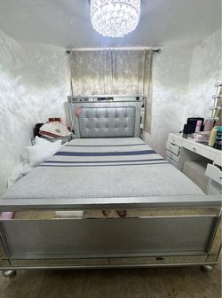 Queen bed frame