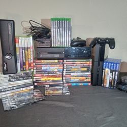 PS4, Xbox 360, And Xbox One Consoles, Games, And Remotes 