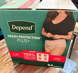 Women’s Depend’s Size Large