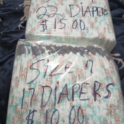 Rascals And Friends Size 7 Baby Diapers .