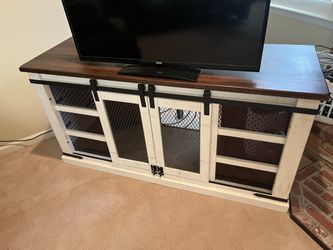 Custom Dog Kennel With Matching End Tables