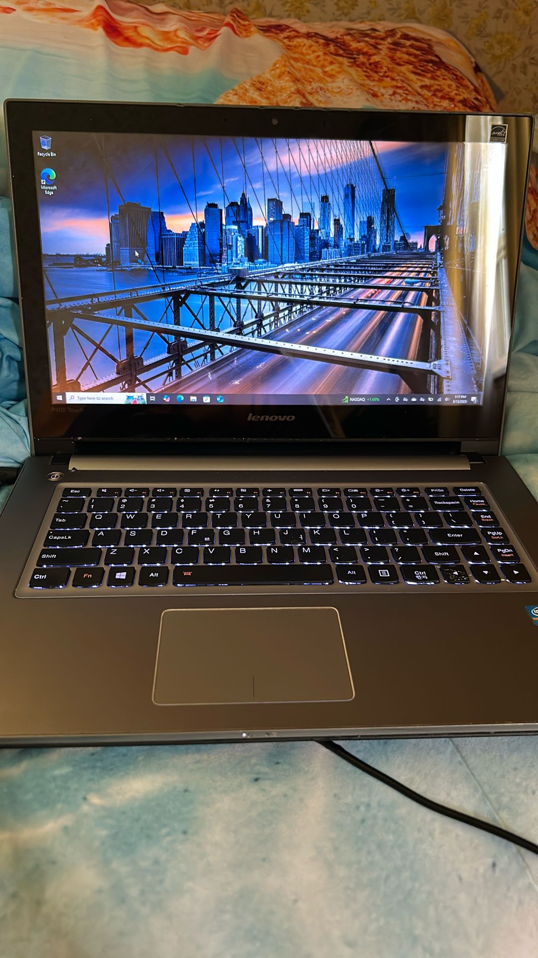 All black lenovo windows 8 laptop..