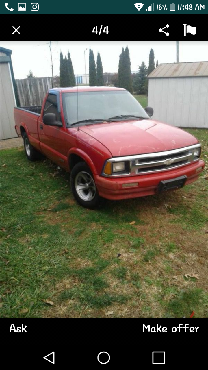 1997 s10 v6 vortec very nice truck