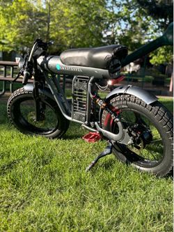 Electric Bike 37mph Fat Tire, Full Suspension