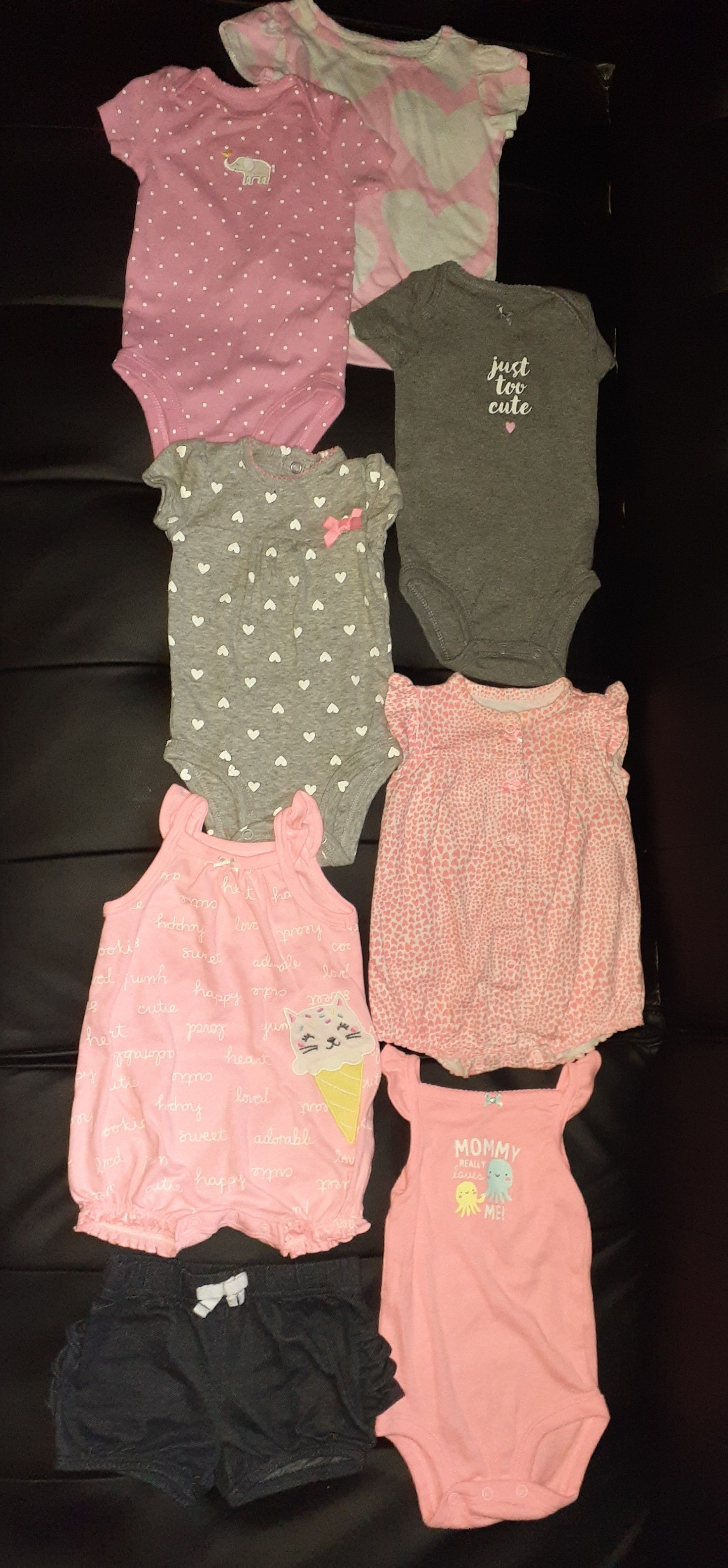 Baby Girls Clothes Size 3 mo.