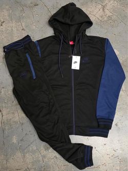 Nike Tracksuit Set Black and Navy