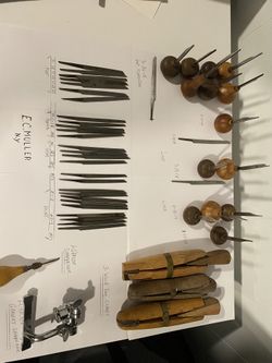 Metal Engraving Tools by E.C. Muller