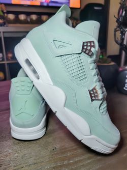 JORDAN 4 RETRO 'ABUNDANCE/SEAFOAM' (WOMEN'S) (NO BOX)
