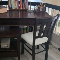 Desk (Cherrywood) with printer table