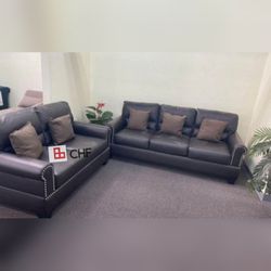 2 PC Livingroom sofa and loveseat set 