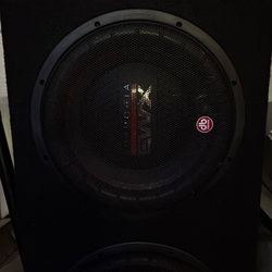 2 12 inc subwoofer  euphoria