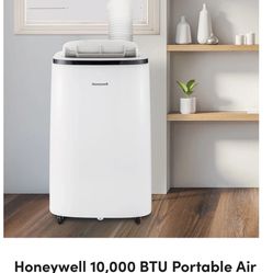 Honeywell 10,000 BTU Portable Air Conditioner, with Dehumidifier/Fan for up to 450 Sq. Ft., White See