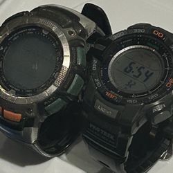 Casio Pro Trek Digital Solar Watches 