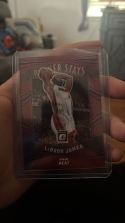 LeBron James Miami heat basketball card