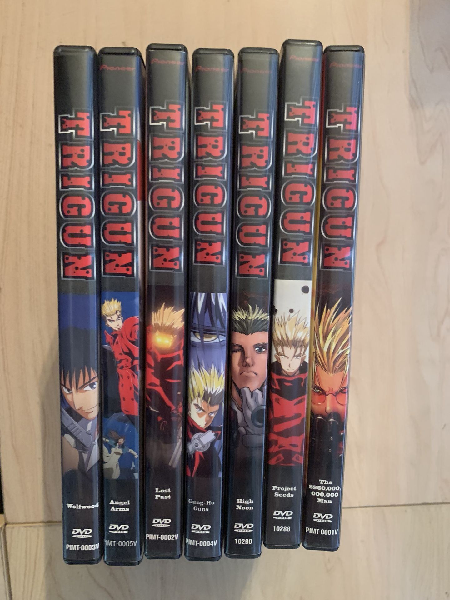Trigun Anime DVDs (7)