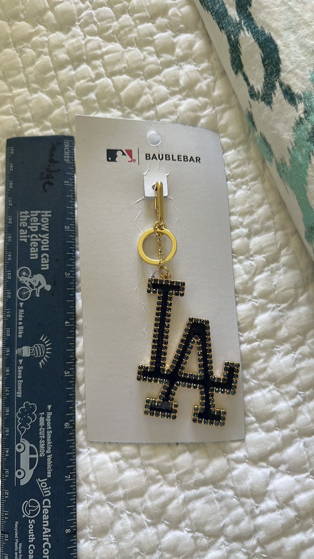 Baublebar dodgers MLB Charm Keychain New