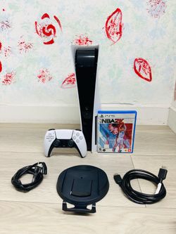 PlayStation 5  - Disc Version - 825GB  , Bonus 1 Game  NBA2K22 ( Used )
