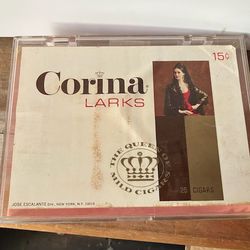  Vintage Corina Larks Clear Acrylic Box 