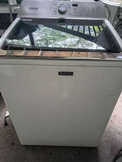 Maytag clear top XXL washer